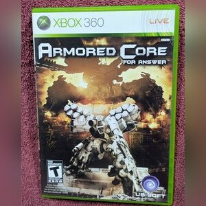 ARMORED CORE For Answer | Microsoft Xbox 360 Complete Game In Box | VG+